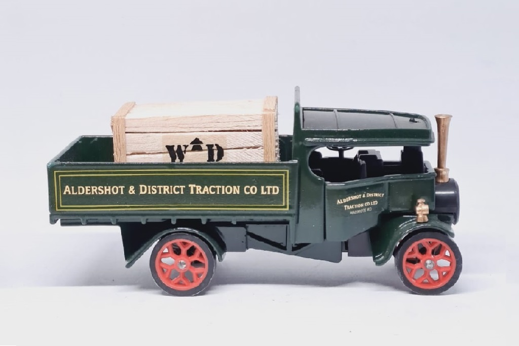 No.13; Florrie; Lorry with WD Packing Case; 1922 Foden Steam Wagon